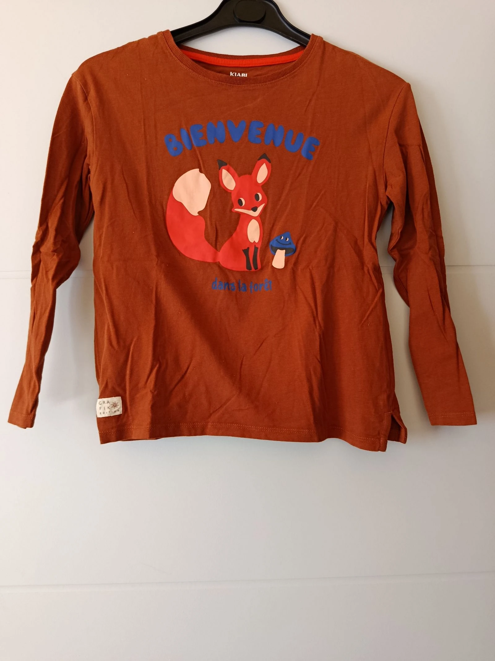 Tee-shirt manches longues marque Kiabi taille 10 ans 